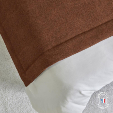 Chemin de lit en tissu mouton Chemin de lit en tissu mouton