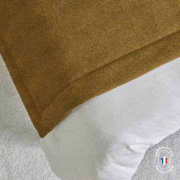 Chemin de lit en tissu mouton Chemin de lit en tissu mouton