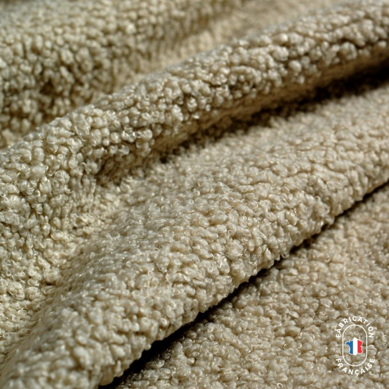 Chemin de lit en tissu mouton Chemin de lit en tissu mouton