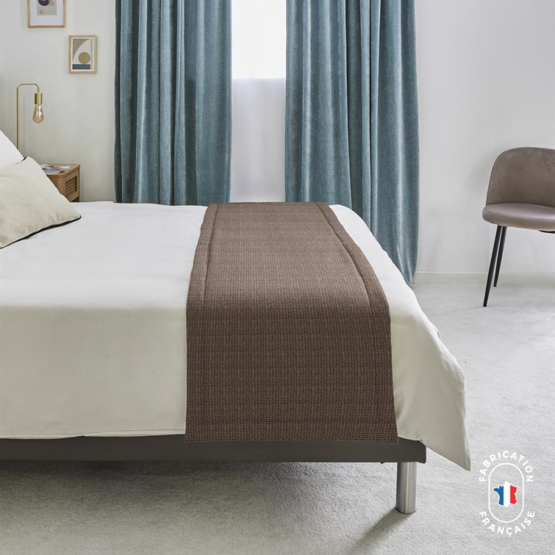 Chemin de lit en tweed Chemin de lit en tweed