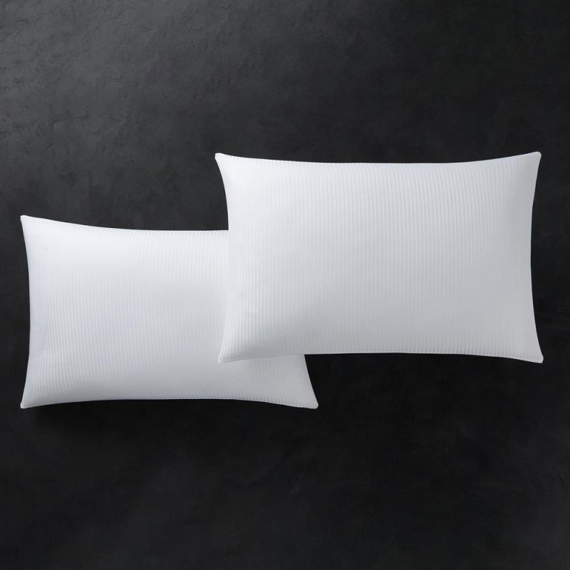 Lot de taies d'oreiller satin rayée 50x75 Morphea Lot de taies d'oreiller satin rayée 50x75 Morphea