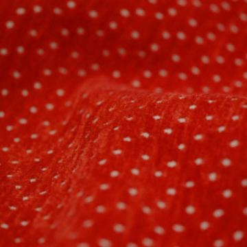 Tissu à pois Escale Fraise Tissu à pois Escale Fraise