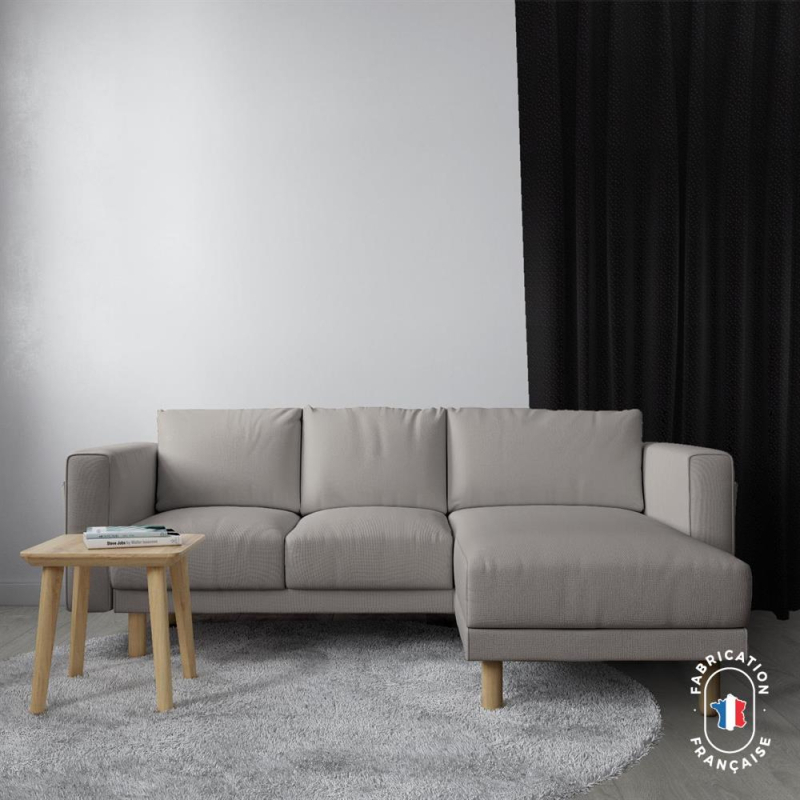 Rideau à pois sur-mesure Escale coloris Onyx Rideau à pois sur-mesure Escale coloris Onyx