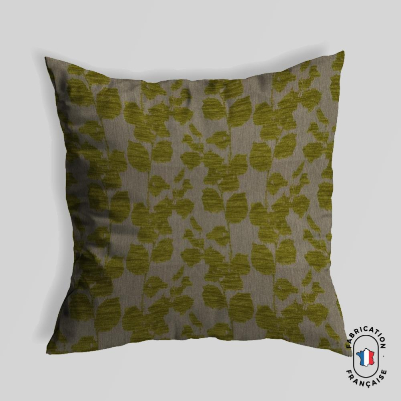 Coussin carré Flâner coloris Bambou