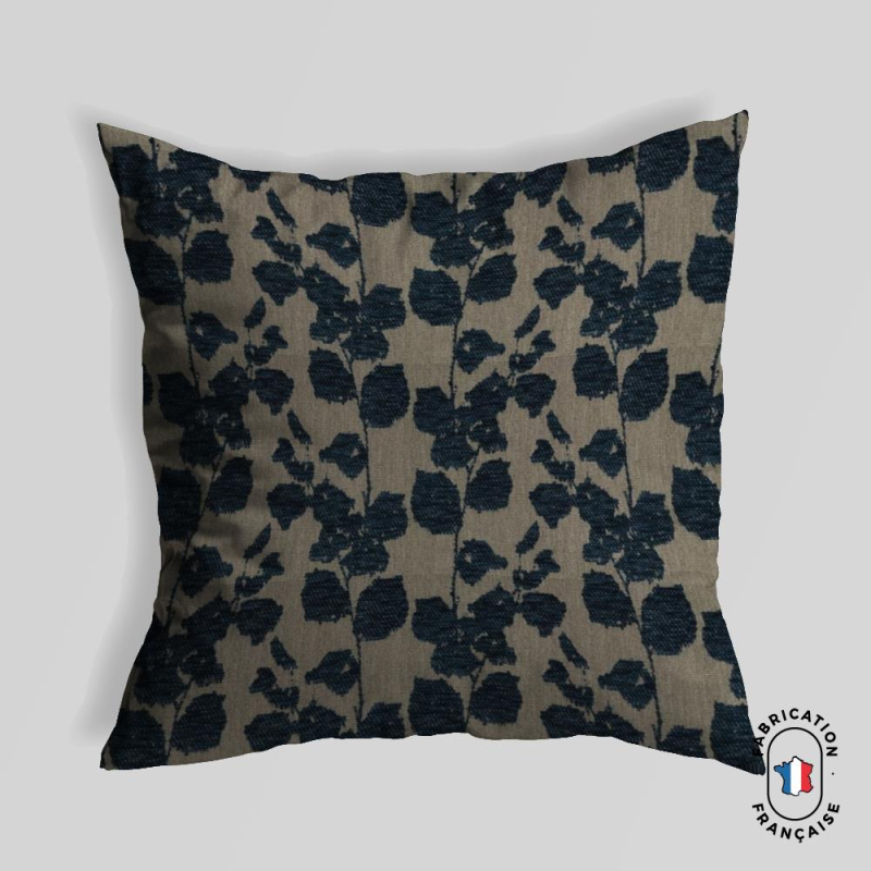 Coussin carré Flâner coloris Turquoise Coussin carré Flâner coloris Turquoise