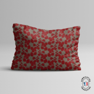Coussin rectangle Flâner coloris Fraise Coussin rectangle Flâner coloris Fraise