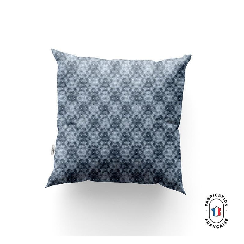 Coussin VOILIER à motifs géométriques coloris Horizon Coussin VOILIER à motifs géométriques coloris Horizon