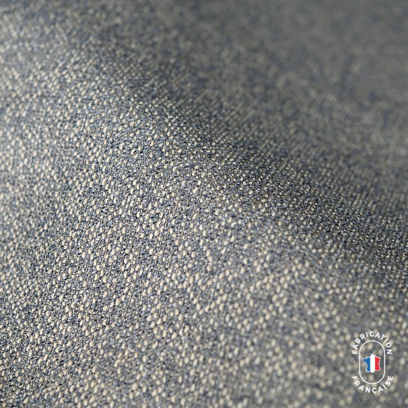 Zoom matière tissu PALMA petite bouclette coloris Horizon Zoom matière tissu PALMA petite bouclette coloris Horizon