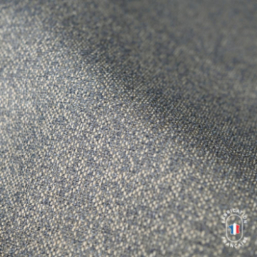 Zoom matière tissu PALMA petite bouclette coloris Horizon Zoom matière tissu PALMA petite bouclette coloris Horizon