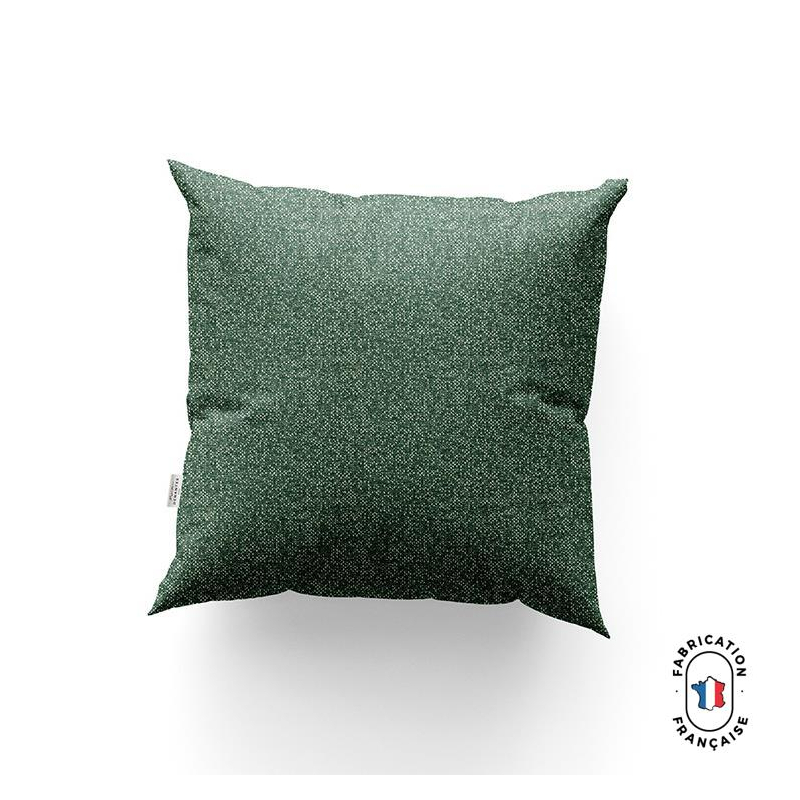 Coussin PALMA petite bouclette coloris Lagon
