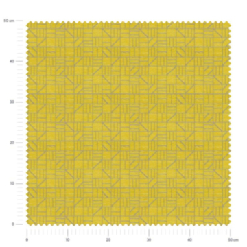 Tissu Domino coloris Citron Tissu Domino coloris Citron