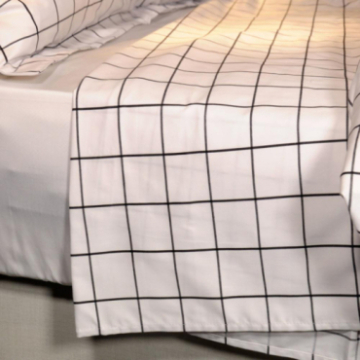 Drap à carreaux Atlas 4 ourlets 180x310cm Drap à carreaux Atlas 4 ourlets 180x310cm