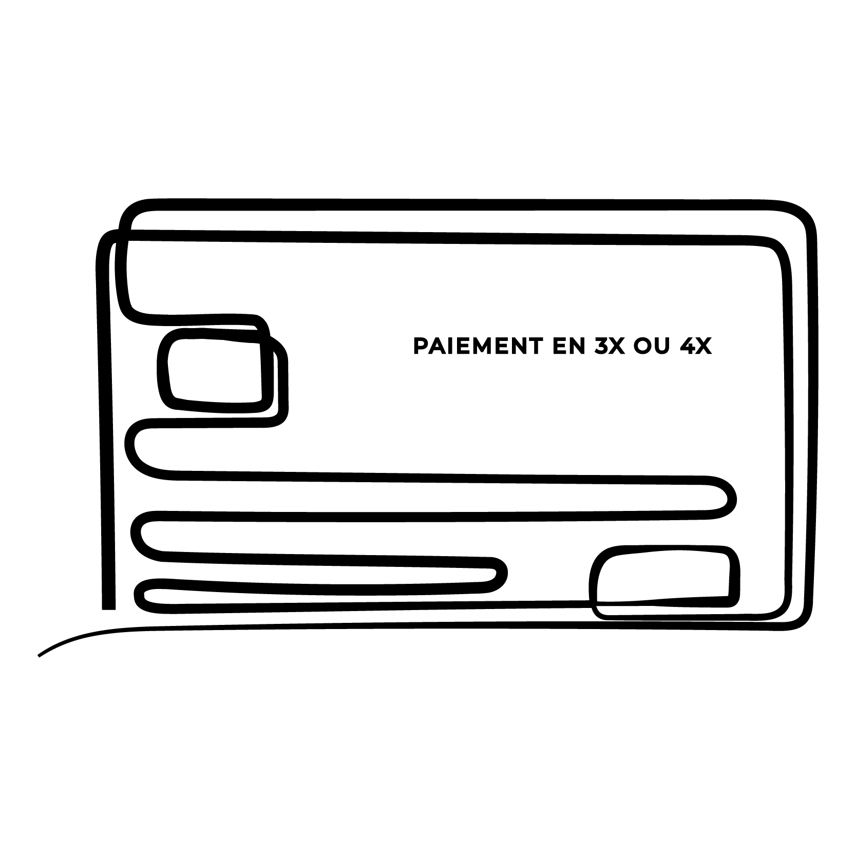 Paiement en 3 ou 4 fois à partir de 100€